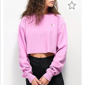 Champion Weave Cropped Sweatshirt